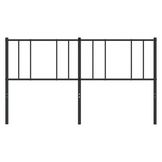 Vervangend hoofdbord metaal zwart 200 cm 5