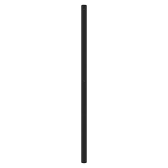 Vervangend hoofdbord metaal zwart 200 cm 6