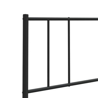 Vervangend hoofdbord metaal zwart 200 cm 7