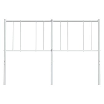 Vervangend hoofdbord metaal wit 120 cm 4
