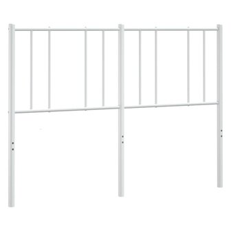 Vervangend hoofdbord metaal wit 120 cm 5