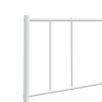 Vervangend hoofdbord metaal wit 120 cm 7