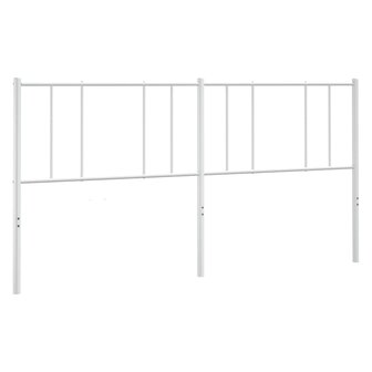 Vervangend hoofdbord 180 cm metaal wit 6