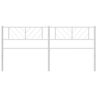 Vervangend hoofdbord 193 cm metaal wit 4