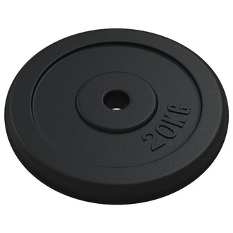 Halterschijf 20 kg gietijzer 3