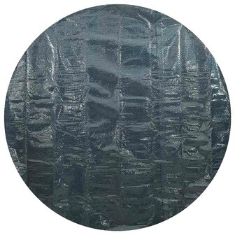 Zwembadfolie solar drijvend 300 cm PE zwart en blauw 4