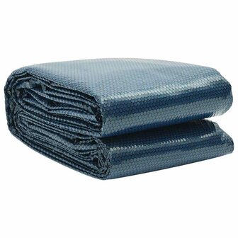 Zwembadfolie solar drijvend 260x160 cm PE zwart en blauw 1