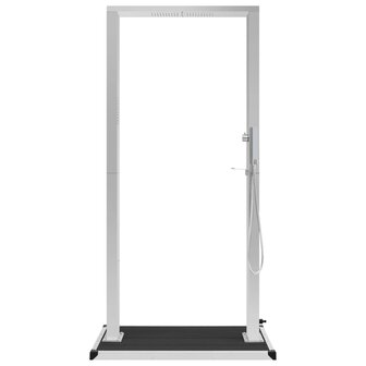 Buitendouche met bak HKC roestvrij staal 5