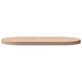 Tafelblad 60x30x2,5 cm massief grenenhout ovaal 3