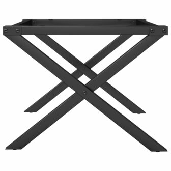 Salontafelpoten X-frame 60x40x38 cm staal 5