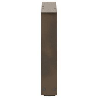 Salontafelpoten 2 st V-vormig 40x(30-31,3) cm staal naturel 6