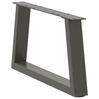 Salontafelpoten 2 st V-vormig 60x(30-31,3) cm staal antraciet 4