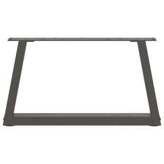 Salontafelpoten 2 st V-vormig 60x(30-31,3) cm staal antraciet 5