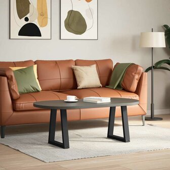 Salontafelpoten 2 st V-vormig 28x(42-43,3) cm staal zwart 2