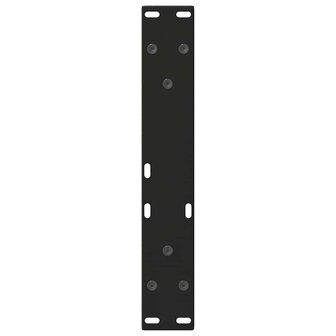 Salontafelpoten 2 st V-vormig 28x(42-43,3) cm staal zwart 7