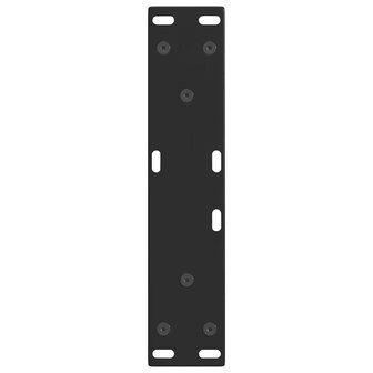 Salontafelpoten 2 st V-vormig 28x(42-43,3) cm staal zwart 7
