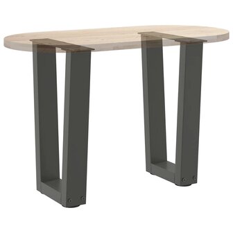 Salontafelpoten 2 st V-vormig 28x(42-43,3) cm staal antraciet 8