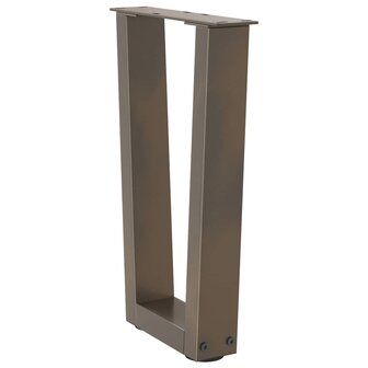 Salontafelpoten 2 st V-vormig 38x(42-43,3) cm staal naturel 4