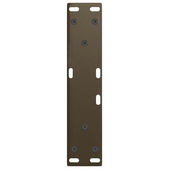 Salontafelpoten 2 st V-vormig 38x(42-43,3) cm staal naturel 7