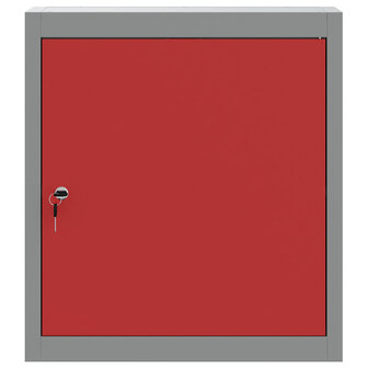 Gereedschapskast met plank Rood en Grijs 50 x 20 x 55 cm 7