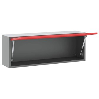 Gereedschapskast met opslag Rood en Grijs 100 x 25 x 35 cm 4