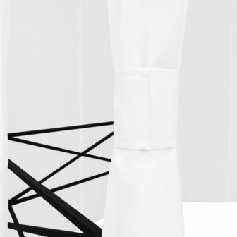 Tuinpaviljoen met gordijnen 180 g/m&sup2; 360x312x265 cm wit 5