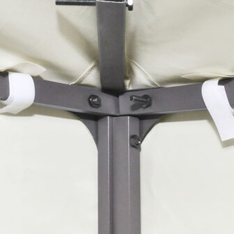 Vervangend tentdoek prieel 310 g/m&sup2; 3x3 m cr&egrave;mewit 3
