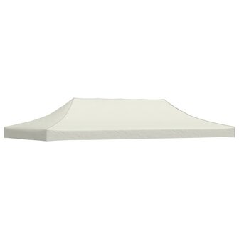 Partytentdak 3x6 m cr&egrave;me 1