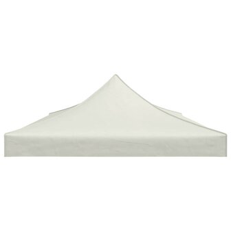 Partytentdak 3x6 m cr&egrave;me 2