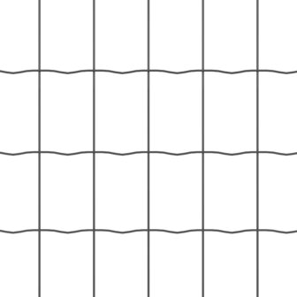 Euro Hek Grijs 0,4 x 10 m PVC-gecoat ijzer 7