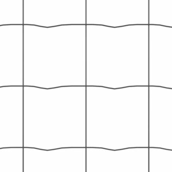 Euro Hek Grijs 0,4 x 10 m PVC-gecoat ijzer 7