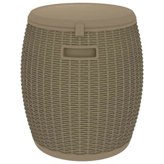 Tuinbox 4-in-1 polypropeen lichtbruin 6