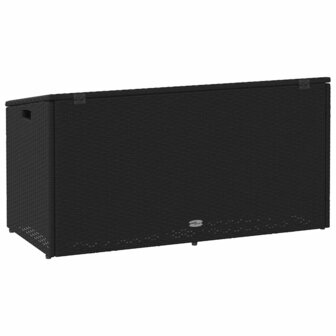 Tuinbox Zwart 110x50x58 cm Poly Rattan 6