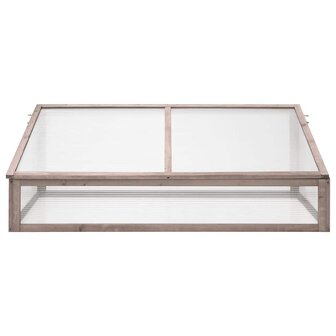 Broeikas 110x56x39 cm vurenhout grijs 2