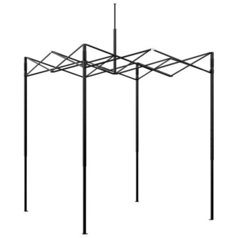 Kas met pop-up frame met dak Groen 200 x 200 x 300 cm IJzer 5