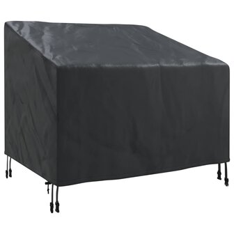 Tuinstoelhoes Zwart 96 x 79 x 74 cm 600D Oxford Stof 5