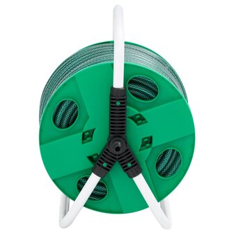 Slanghaspel vrijstaand met 20 m slang PVC groen 3