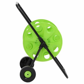 Slanghaspelwagen voor 60 m 1/2" slang staal groen 4