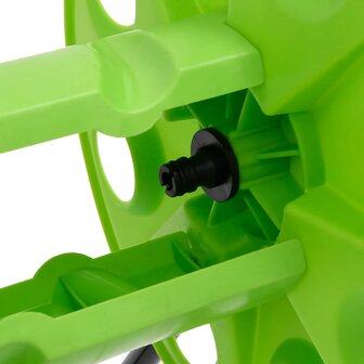 Slanghaspelwagen voor 60 m 1/2" slang staal groen 7
