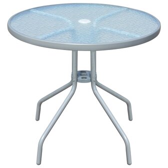 Bistrotafel 80x71 cm staal grijs 1