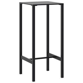 Bartafel 50x50x110 cm gepoedercoat staal zwart 2