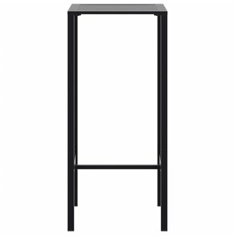 Bartafel 50x50x110 cm gepoedercoat staal zwart 4