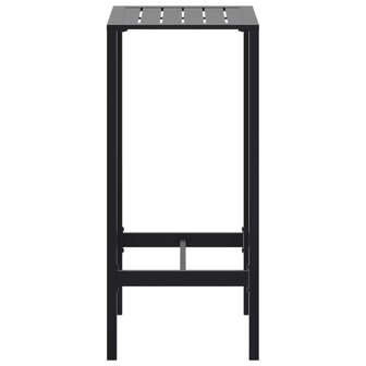 Bartafel 50x50x110 cm gepoedercoat staal zwart 5
