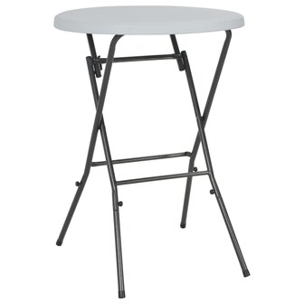 Bartafel inklapbaar 80x110 cm HDPE wit 1