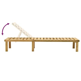 Ligbed ge&iuml;mpregneerd grenenhout 5