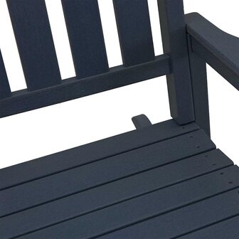 Schommelstoel 2 pcs Marineblauw 92 x 70 x 108 cm Polyetheen 9
