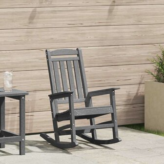 Tuin Schommelstoel Lichtgrijs 92 x 70 x 108cm HDPE 1