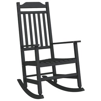 Schommelstoel Zwart 84 x 65 x 114 cm Kunststof 2