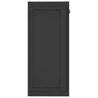 Tuinkast 65x37x85 cm polypropeen zwart 7