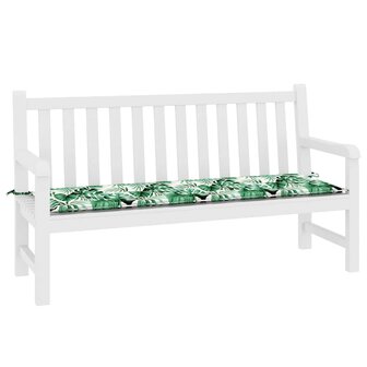 Bankkussen Blad Bladpatroon 150 x 50 x 3 cm Oxford Stof 3
